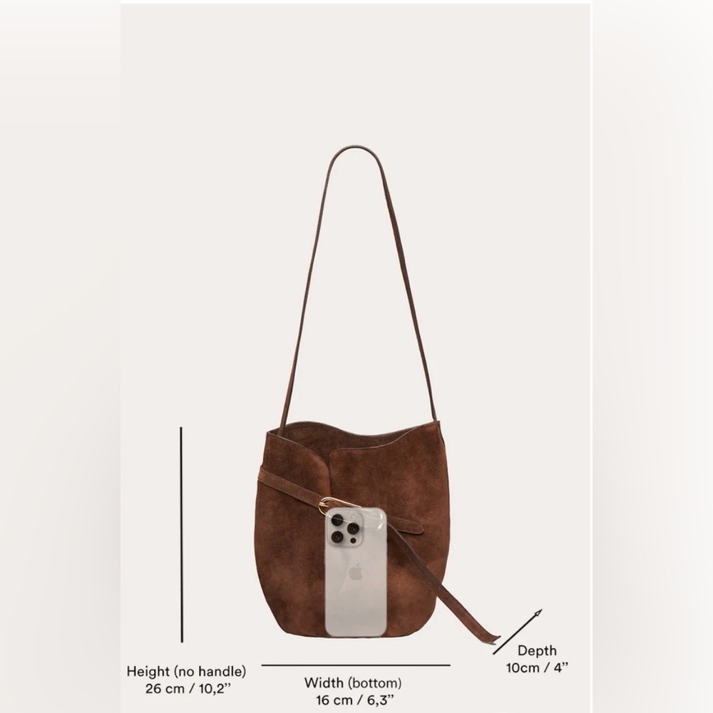 LIFFNER BELTED BUCKLE BAG - HERB SUEDE - Picture 4 of 8